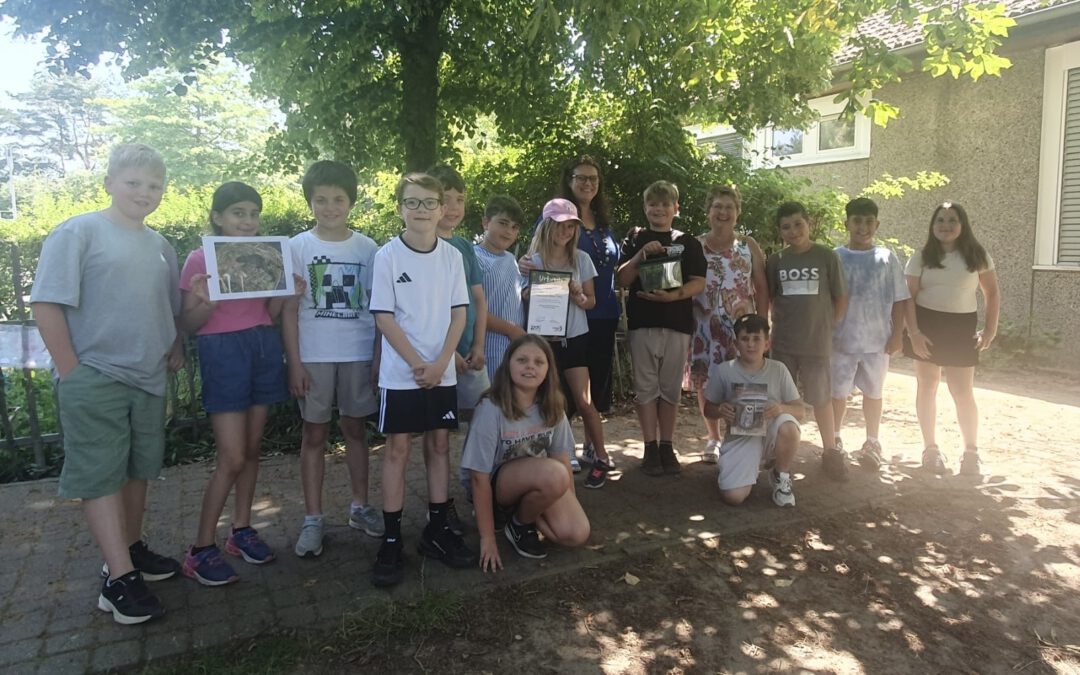 NABU Stadtverband Garbsen hat Grund zur erneuten Gratulation: Natur-AG der Grundschule Garbsen-Mitte gehört zu den besten Artenschutzprojekten Niedersachsens